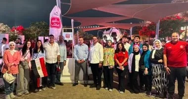 وفد تنسيقية شباب الأحزاب يلتقي مدير 'عصير الكتب' في 'Fan Zone' لتعزيز الثقافة خلال الفعاليات الرياضية بالعاصمة الجديدة