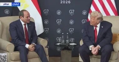 السيسي يؤكد أهمية تسوية القضية الفلسطينية كشرط أساسي للسلام والاستقرار في المنطقة خلال لقائه مع ترامب