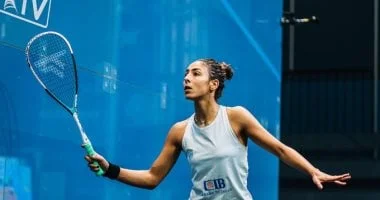 هانيا الحمامي تستعد لمواجهة بطلة ماليزيا في نهائي بطولة العظماء الثمانية للاسكواش بالعاصمة باريس
