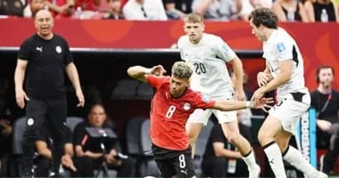 منتخب مصر يتأخر أمام نيوزيلندا في كأس العالم 2026 خلال استراحة شرب المياه
