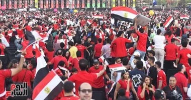 احتفالات جماهيرية عارمة في "EFZ" بالعاصمة الإدارية بعد انتصار منتخب مصر في كأس العالم 2026