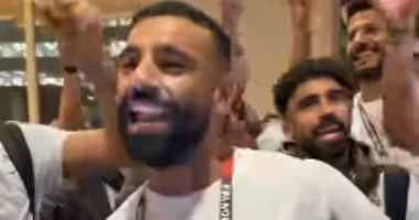 احتفالات مبهجة لمنتخب مصر بقيادة محمد صلاح بعد انتصارهم على نيوزيلندا في كأس العالم 2026