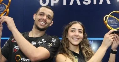 مصطفى عسل وهانيا الحمامي يتألقان في تصنيف الاسكواش العالمي: مصر تهيمن على المراتب الأولى