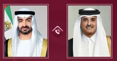 أمير قطر ورئيس الإمارات يعززان الروابط الأخوية في اتصال هاتفي