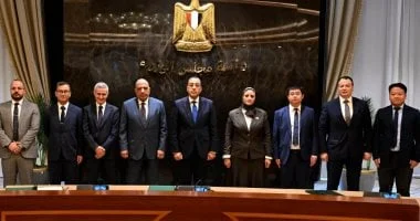 مدبولي يشهد توقيع مذكرة تفاهم لإنشاء مشروع طاقة رياح بقدرة 2000 ميجاوات في مصر