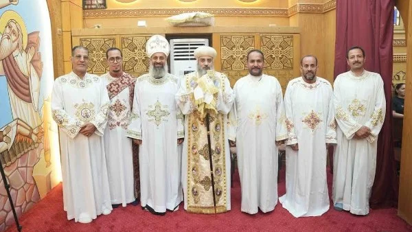 تعيين شمامسة جدد في كنيسة العذراء والملاك ميخائيل بأبو قرقاص البلد
