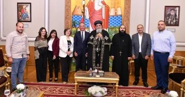 البابا تواضروس الثاني يبحث مع رئيس المتحف المصري الكبير تعزيز الأنشطة الثقافية والسياحية