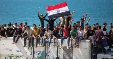 فرحة النازحين في غزة: هتافات دعم لمصر بعد تأهلها إلى دور الـ32 في كأس العالم