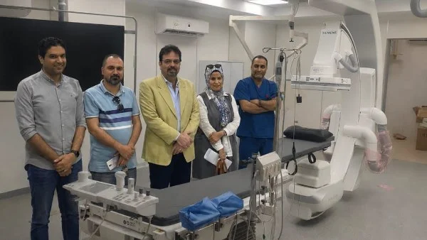 دمياط تعزز خدماتها الصحية بجهاز قسطرة متطور من سيمنز في مركز القلب والجهاز الهضمي