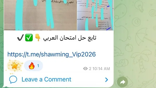 تسريبات امتحان اللغة العربية للثانوية العامة 2026: "شاومينج" ينشر صور الإجابات ووزارة التعليم تتدخل للتحقيق