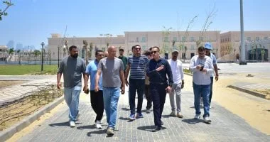 وزيرة الإسكان تتابع تقدم تنفيذ المكونات الأساسية للمدينة التراثية في العلمين الجديدة
