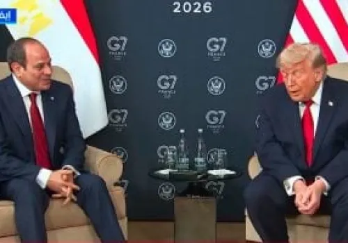 ترامب يشيد بدور السيسي في تعزيز التفاوض وتهدئة الأوضاع بالشرق الأوسط خلال قمة السبع الكبرى