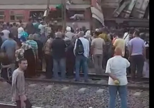 سلامة الركاب أولاً: لا إصابات في حادث خروج جرار قطار دمياط – القاهرة عن القضبان