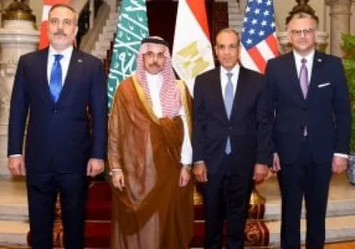 اجتماع رباعي في القاهرة: مصر والسعودية وتركيا وأمريكا يناقشون قضايا إيران وفلسطين وليبيا