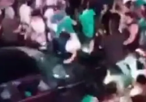 حادث دهس مفاجئ يعيق احتفالات المكسيك بفوزها على التشيك في كأس العالم