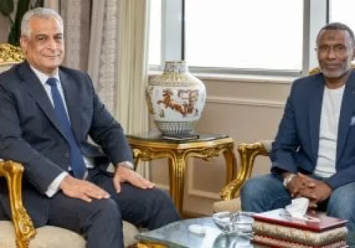جمبلاط يلتقي المدير الفني الجديد للإنتاج الحربي لبحث استعدادات الموسم الرياضي 2026-2027