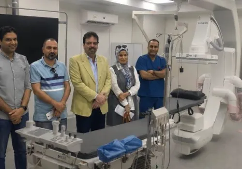 دمياط تعزز خدماتها الصحية بجهاز قسطرة متطور من سيمنز في مركز القلب والجهاز الهضمي