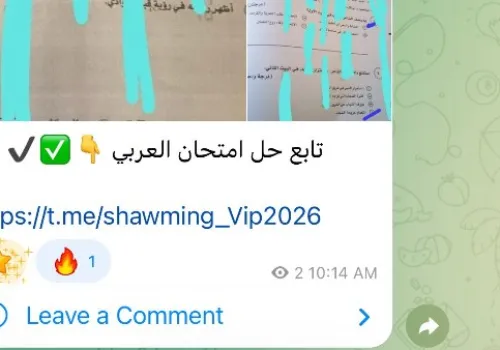 تسريبات امتحان اللغة العربية للثانوية العامة 2026: "شاومينج" ينشر صور الإجابات ووزارة التعليم تتدخل للتحقيق
