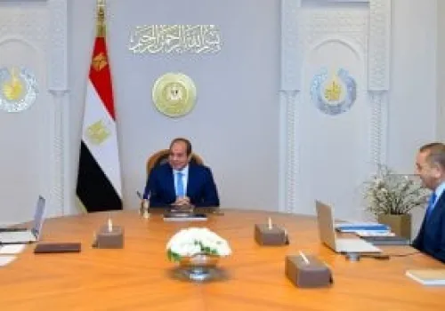 الرئيس السيسي يستعرض تطورات الملاحة في قناة السويس ويؤكد على أهمية توطين صناعة الوحدات البحرية