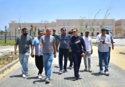 وزيرة الإسكان تتابع تقدم تنفيذ المكونات الأساسية للمدينة التراثية في العلمين الجديدة