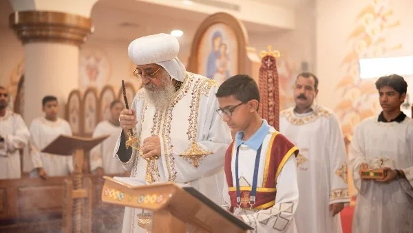 قداسة البابا تواضروس الثاني يقود قداس الأحد مع الأطفال في ملتقى لوجوس چونيور بروح من الإيمان والاتضاع