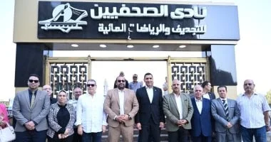 وزير الشباب والرياضة يزور نادى الصحفيين لمتابعة أعمال التطوير ويستعرض الخطط المستقبلية