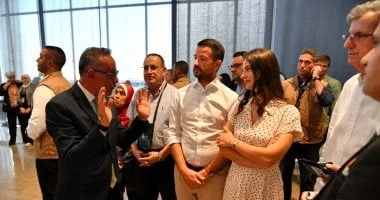 رئيس الجبل الأسود وزوجته يستكشفان كنوز المتحف المصري الكبير خلال زيارتهما الرسمية لمصر
