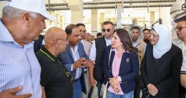 جولة تفقدية لوزيرة الإسكان ومحافظ مطروح لمتابعة مشروعات تحسين مياه الشرب