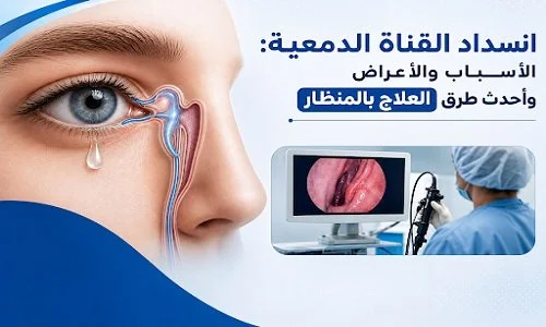 انسداد القناة الدمعية: تعرف على الأسباب والأعراض وأحدث تقنيات العلاج بالمنظار