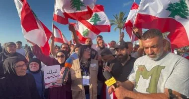 احتجاج حاشد في صور ضد تهديدات الاحتلال الإسرائيلي بجرف مقابر بنت جبيل