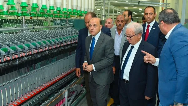 نائب رئيس الوزراء يزور مشروع تطوير صناعة الغزل والنسيج بالمحلة ويؤكد على تحقيق خطوات هامة في تحديث القطاع