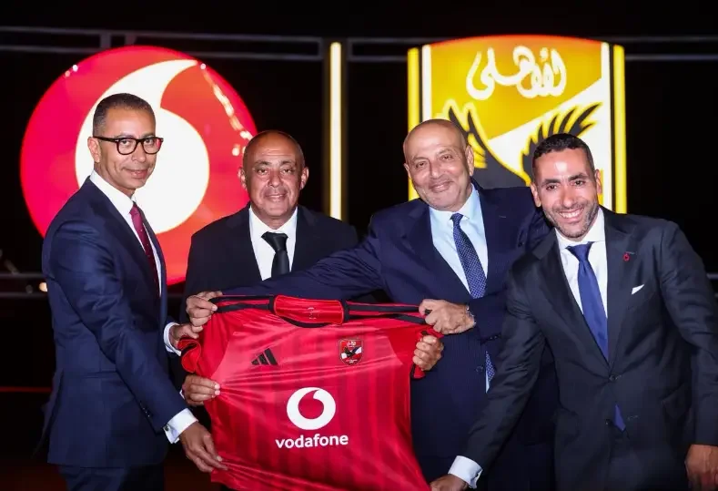 تاريخ جديد للأهلي: المتحدة للرياضة توقع أكبر عقد رعاية مع فودافون