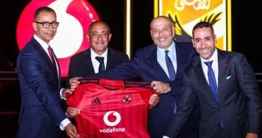 تاريخ جديد للنادي الأهلي: المتحدة للرياضة توقع أكبر عقد رعاية مع فودافون
