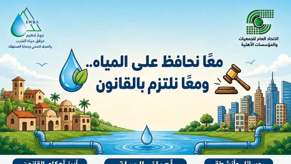 حملة توعوية لتعزيز الالتزام بقانون مياه الشرب: معًا لحماية الموارد المائية