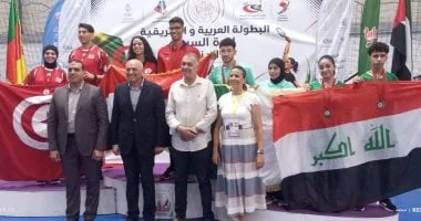 عمرو حسين يكرّم أبطال المنتخبات العربية وأندية أفريقيا في ختام البطولة بالجزائر