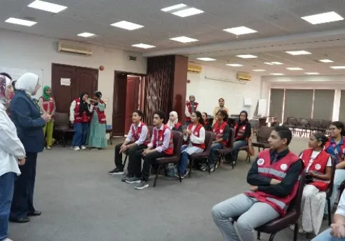 تدريب 'المنقذ الصغير': تعزيز وعي الأطفال بالسلامة والصحة بالتعاون بين 'الطفولة والأمومة' و'الهلال الأحمر المصري