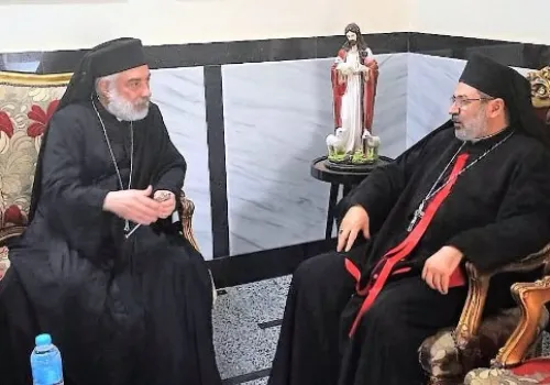 الأنبا باسيليوس يستقبل الأنبا توما في الندوة التكوينية الثالثة لخدام إيبارشية المنيا