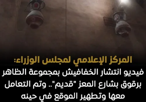 توضيح حول فيديو انتشار الخفافيش في مجموعة الظاهر برقوق بشارع المعز: قديم وليس حديث