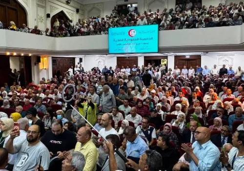 حضور قوي لأعضاء اتحاد نقابات المهن الطبية في الجمعية العمومية العادية بالقاهرة