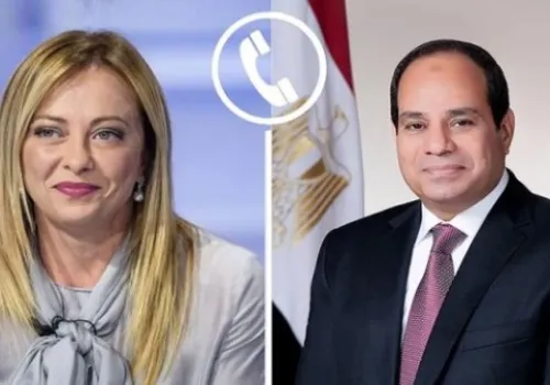 السيسي وميلوني يتفقان على تعزيز العلاقات المصرية الإيطالية وتنسيق الجهود لمواجهة التحديات الإقليمية
