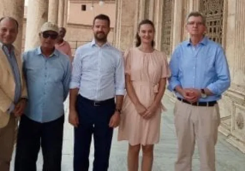 رئيس الجبل الأسود وزوجته يستكشفان قلعة صلاح الدين الأيوبي خلال زيارتهما لمصر