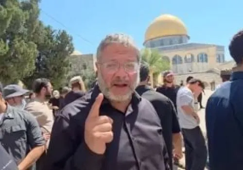 تحقيق أمني بعد سقوط طائرة مسيرة قرب منزل وزير الأمن القومي الإسرائيلي بن غفير في الخليل