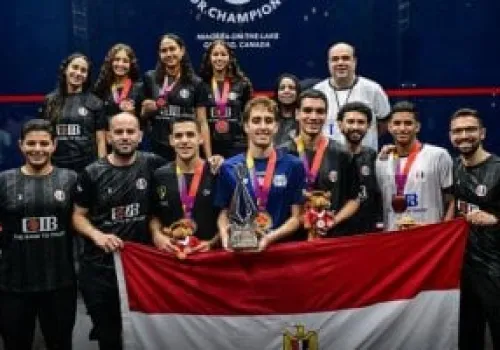 مصر تهيمن على بطولة العالم لناشئي الاسكواش بحصد 7 ميداليات في المنافسات الفردية