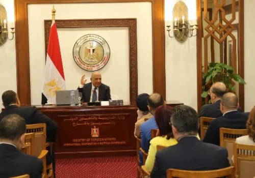 وزير الكهرباء يستعرض فرص التعاون الدولي في مجال الطاقة مع سفراء مصر بالخارج