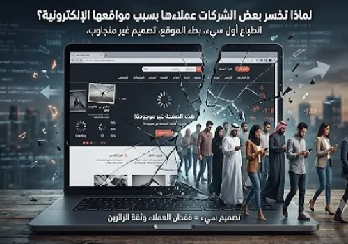 كيف تؤثر تصميمات المواقع الإلكترونية على فقدان الشركات لعملائها؟