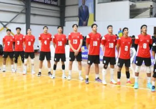 منتخب مصر للناشئين يتأهل لنصف نهائي بطولة أفريقيا للكرة الطائرة بعد انتصاره الساحق على الجزائر