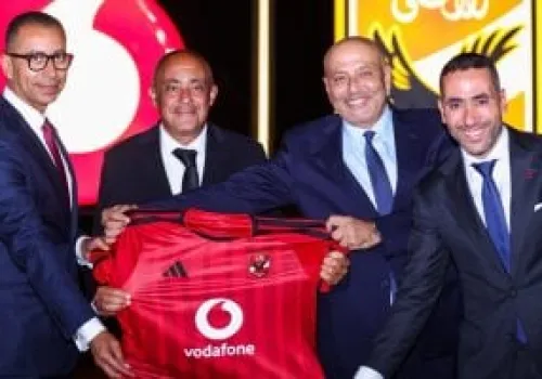 النادي الأهلي يحقق إنجازًا تاريخيًا بتوقيع أكبر عقد رعاية مع فودافون تحت إشراف المتحدة للرياضة