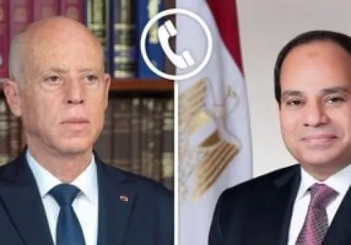 السيسي وسعيد يؤكدان أهمية الحلول الدبلوماسية لتعزيز التعاون بين مصر وتونس