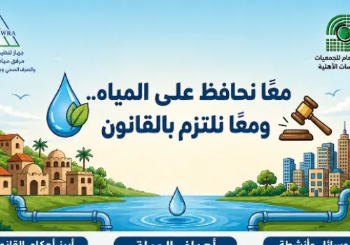 حملة توعوية لتعزيز الالتزام بقانون مياه الشرب: معًا لحماية الموارد المائية